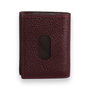 Zoozie Bags Cartera de Piel en Rojo Claret